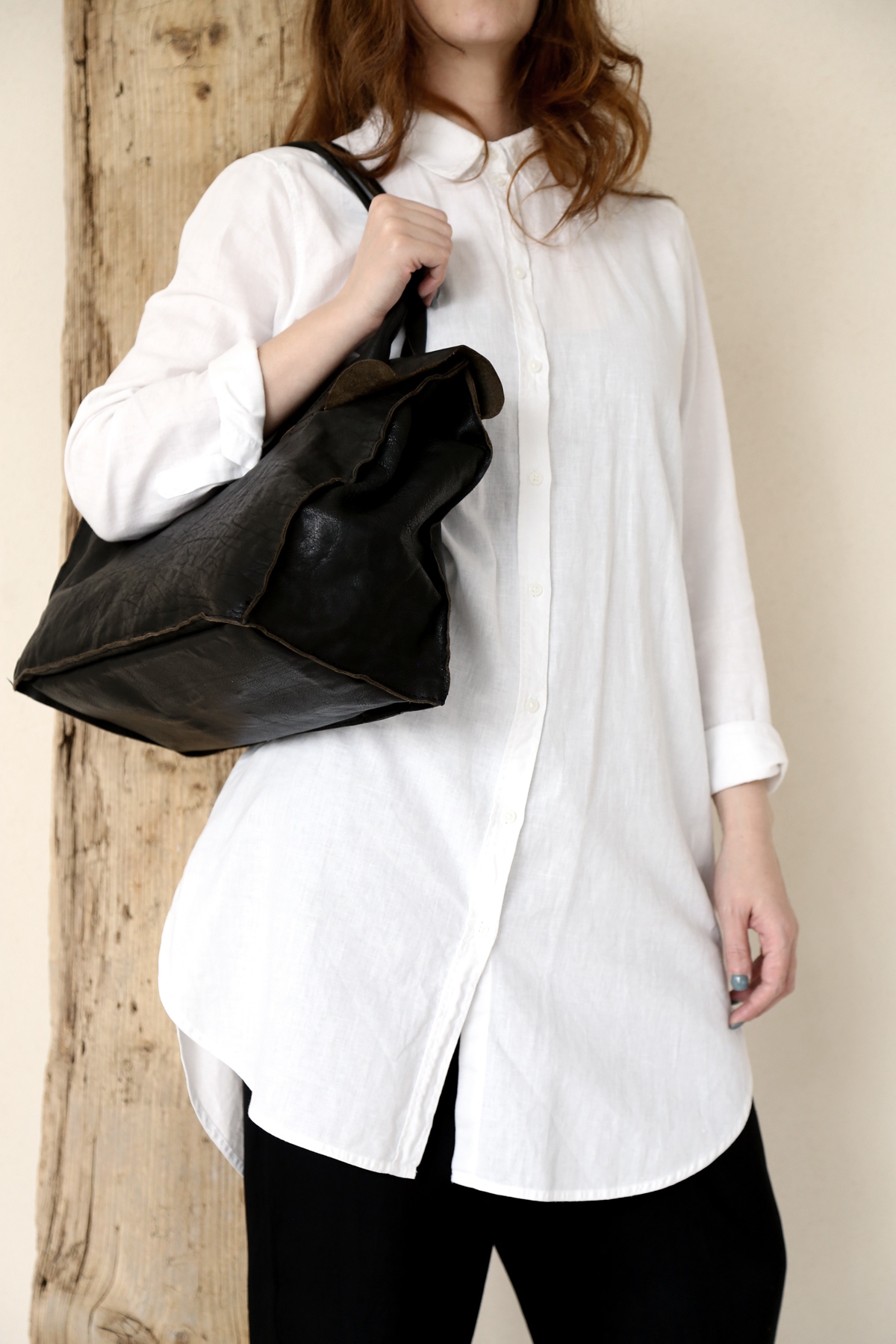 Doctor Calf Black - Aged - Tagliovivo | Artisanal Leather Bags
