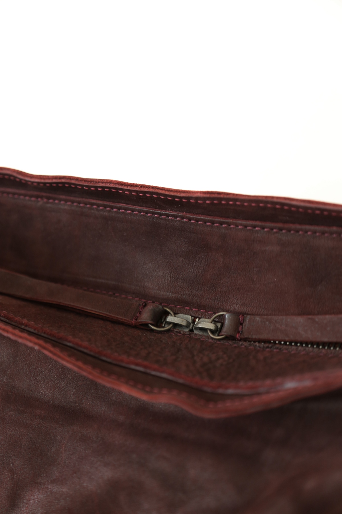 Raw Flap Tote Culatta Blood - Aged - Tagliovivo | Artisanal Raw Flap Tote Culatta Blood - Aged - Tagliovivo | Artisanal