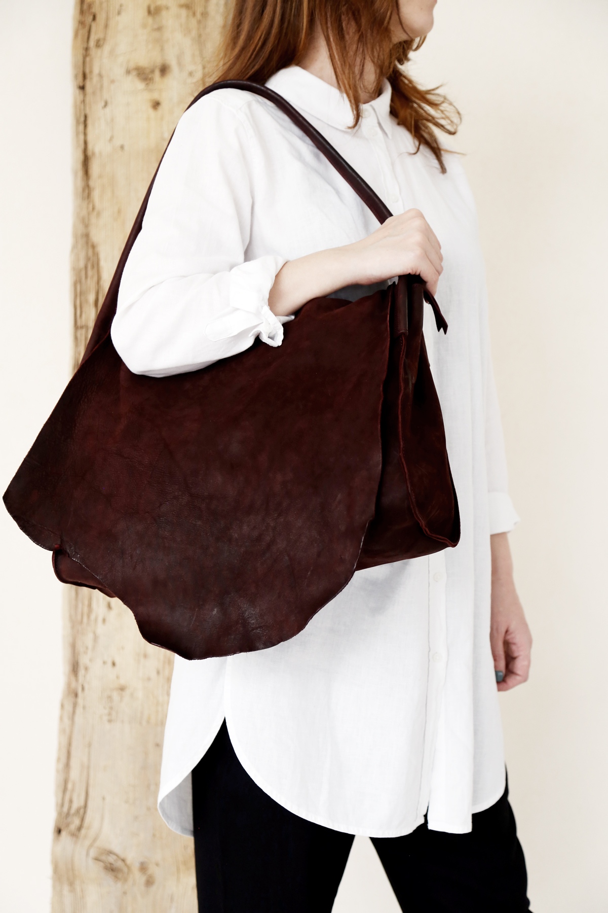 Raw Flap Tote Culatta Blood - Aged - Tagliovivo | Artisanal Raw Flap Tote Culatta Blood - Aged - Tagliovivo | Artisanal