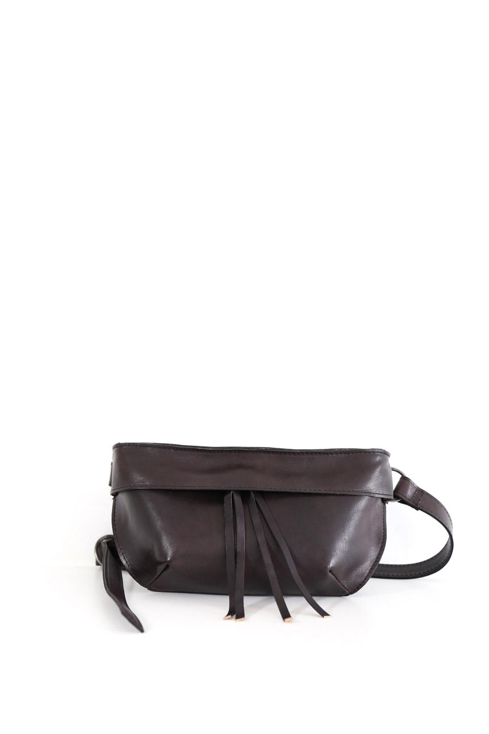 Marsupio Hand-Dyed Black - Tagliovivo | Artisanal Leather Bags