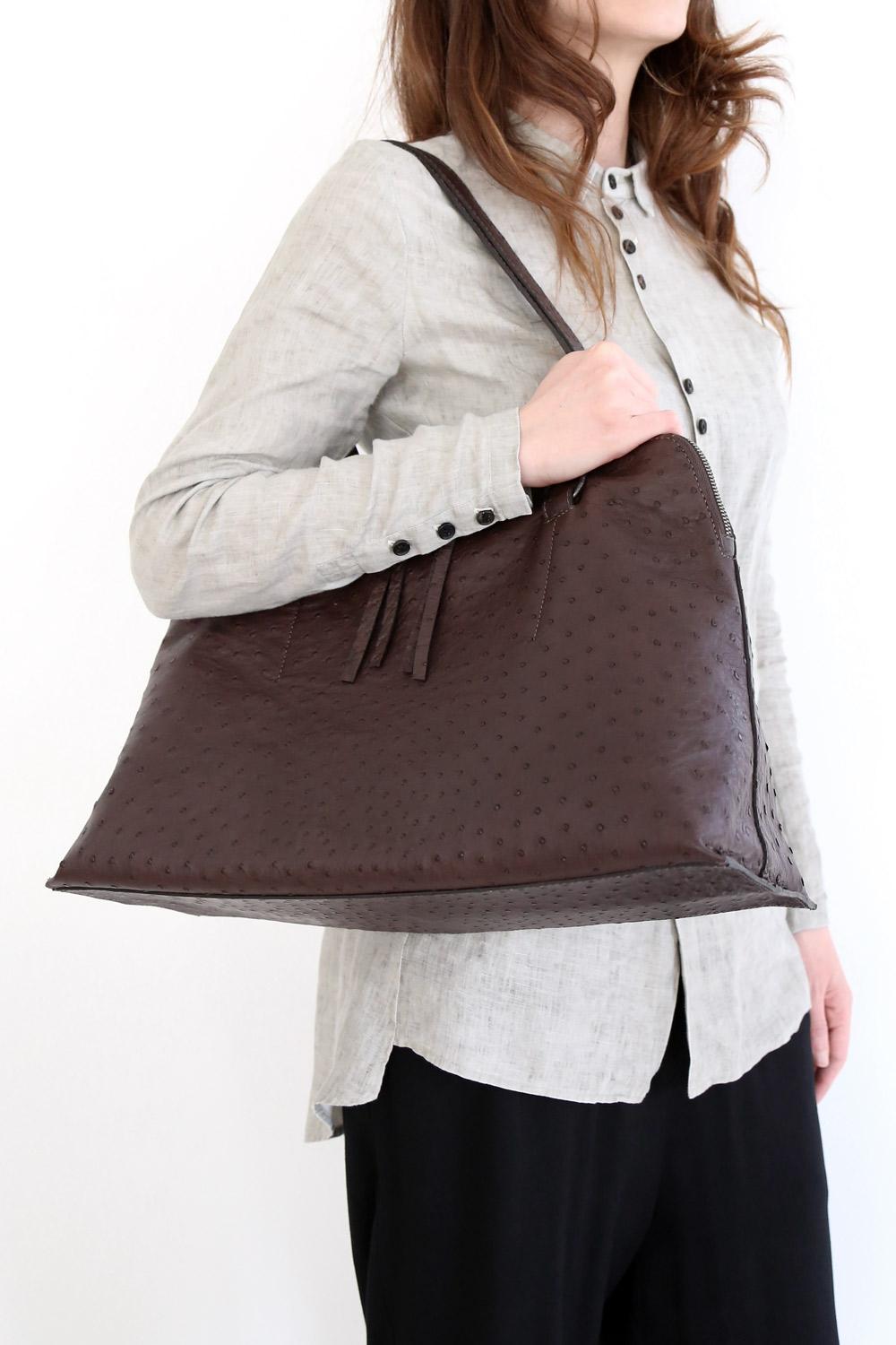 Bauletto L Brown - Tagliovivo | Artisanal Leather Bags