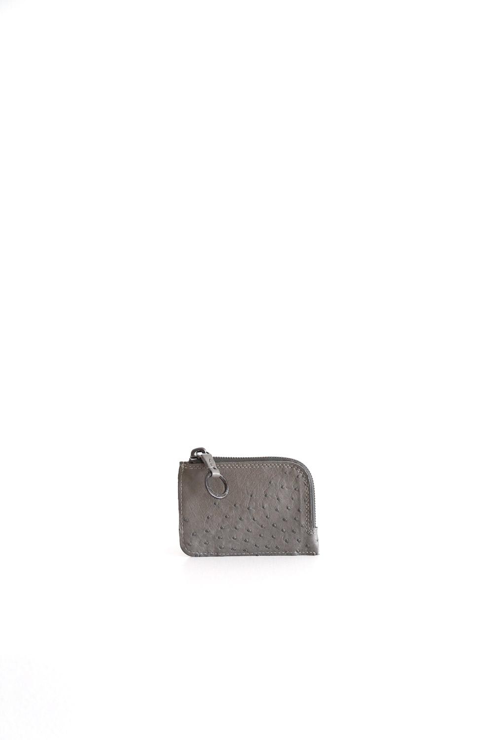 Small Zip Wallet Pastel Gray