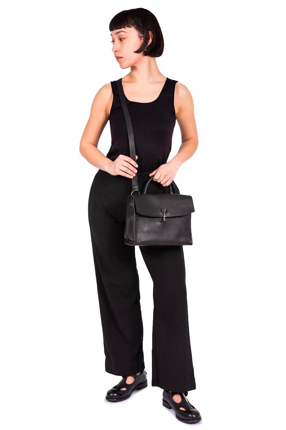 バッグ tagliovivo DOCTOR BAG XS CULATTA Doctor XS Culatta Nero - Tagliovivo | Artisanal Leather Bags