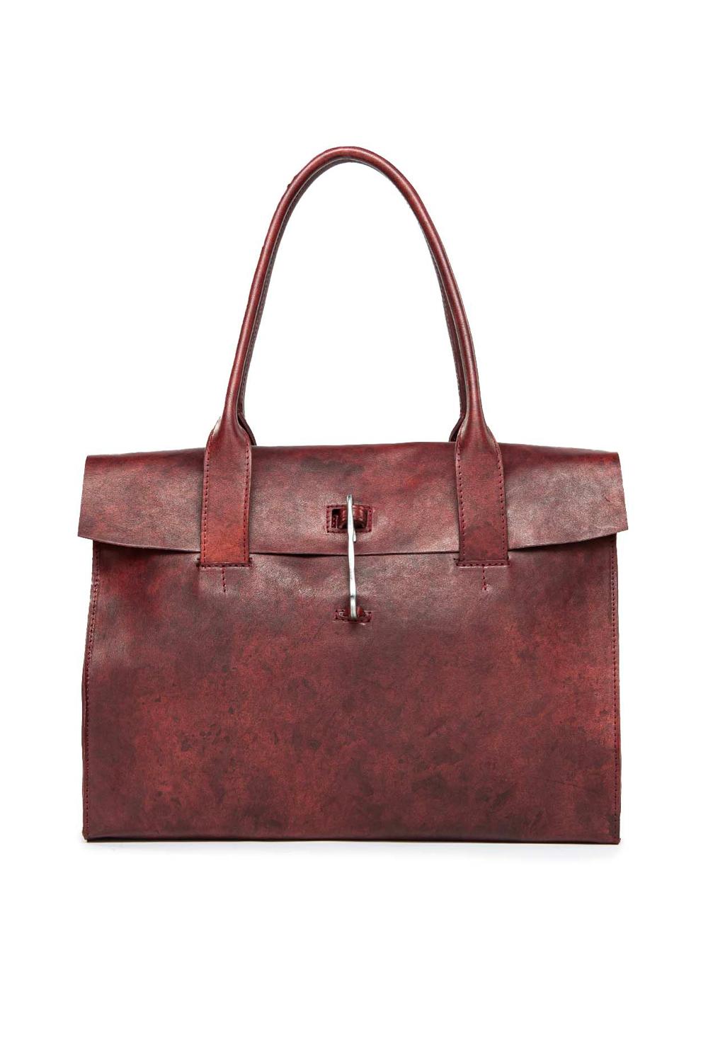 Doctor L Hand-Dyed Bonfire - Tagliovivo | Artisanal Leather Bags