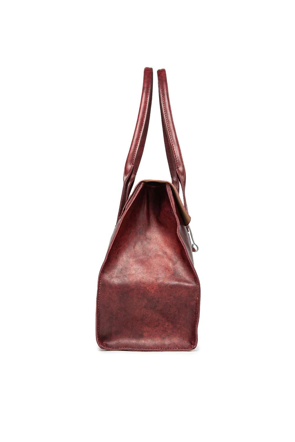 Doctor L HandDyed Bonfire Tagliovivo Artisanal Leather Bags