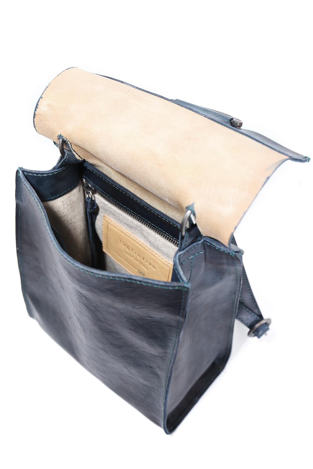 Luna V Hand-Dyed Adriatic - Tagliovivo | Artisanal Leather Bags