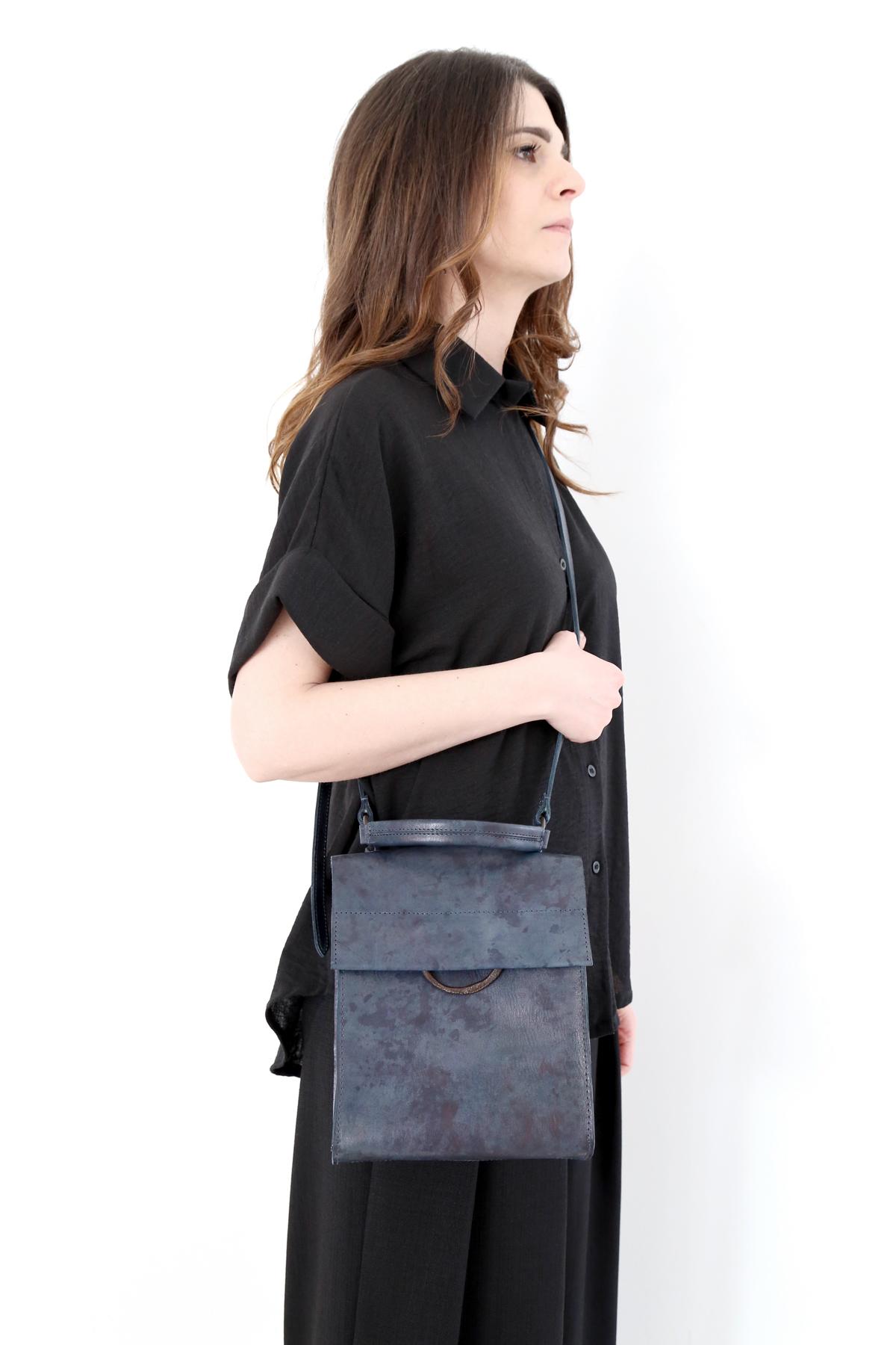 Luna V Hand-Dyed Adriatic - Tagliovivo | Artisanal Leather Bags