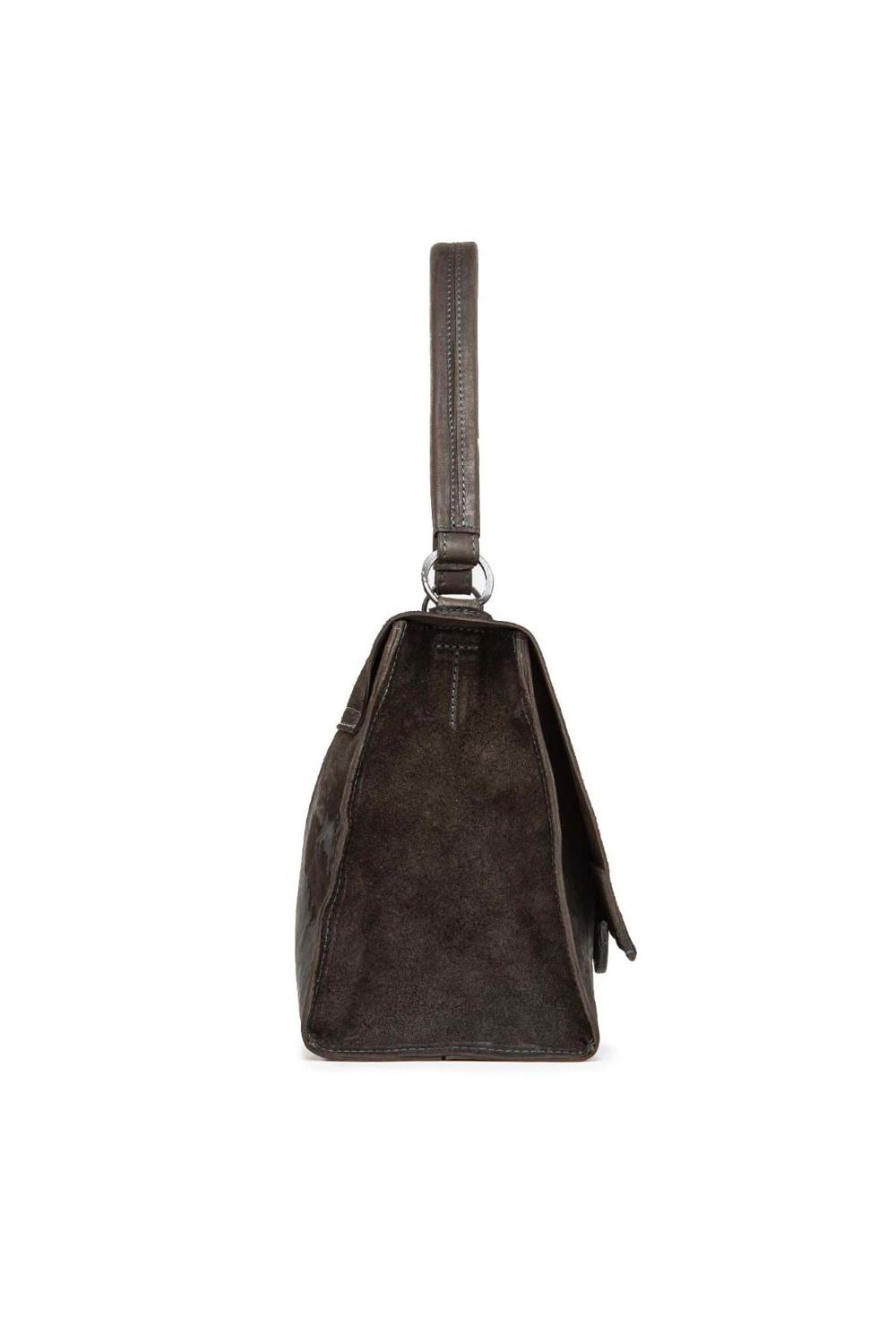 Luna L Culatta Rev Onyx - Tagliovivo | Artisanal Leather Bags