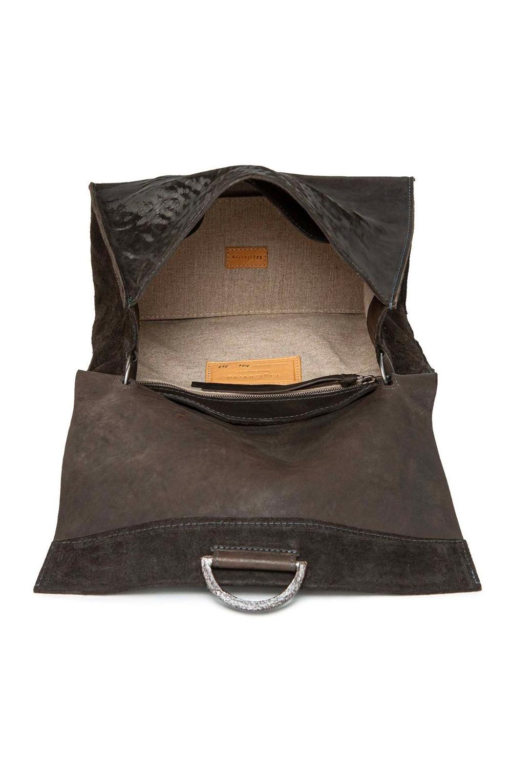 Luna L Culatta Rev Onyx - Tagliovivo | Artisanal Leather Bags