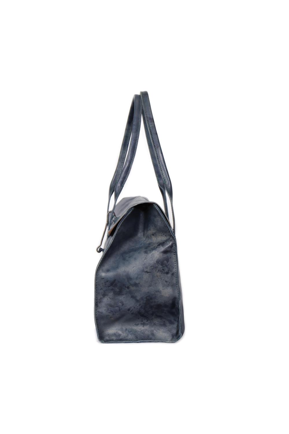 Doctor L Hand-Dyed Adriatic - Tagliovivo | Artisanal Leather Bags