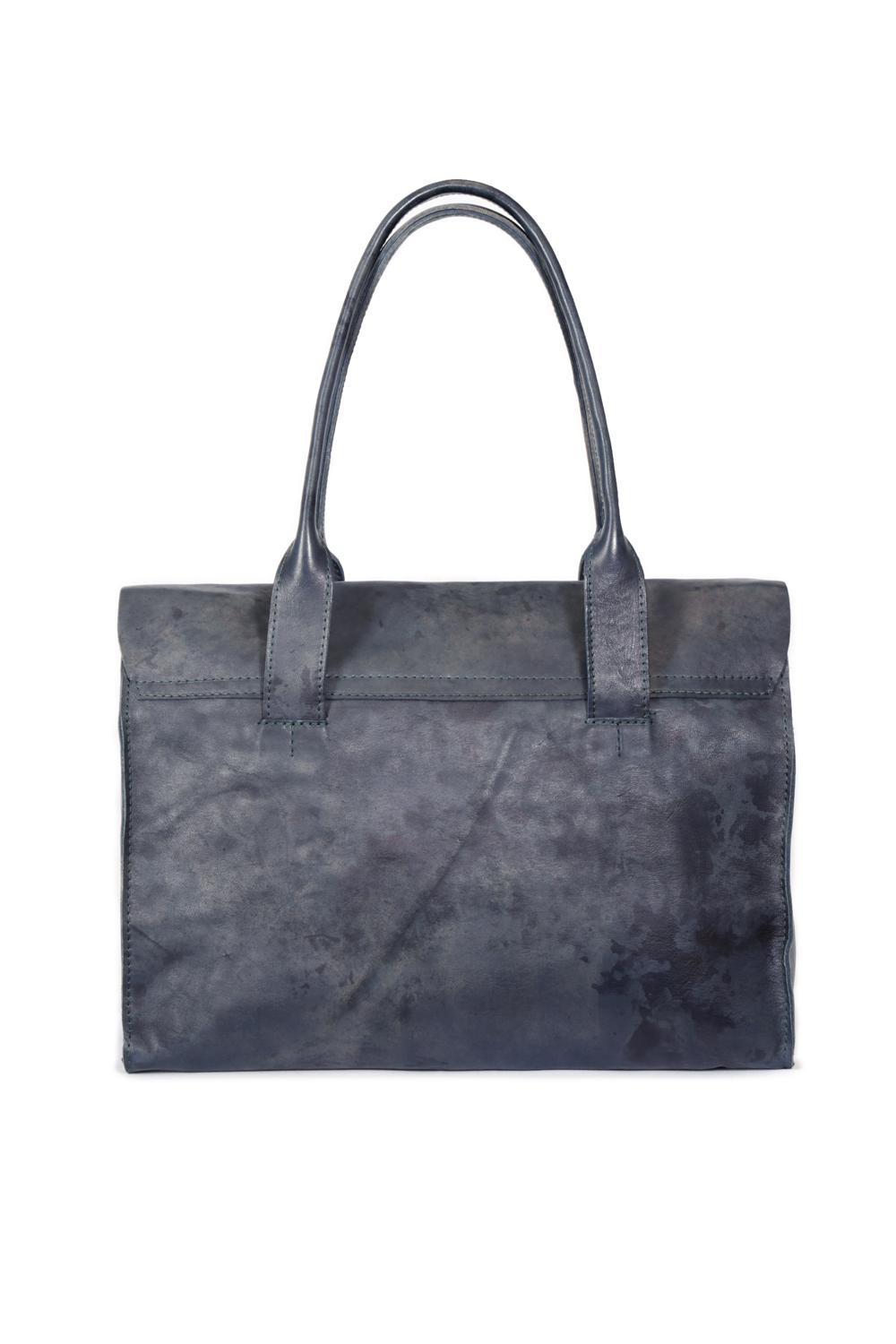 Doctor L Hand-Dyed Adriatic - Tagliovivo | Artisanal Leather Bags