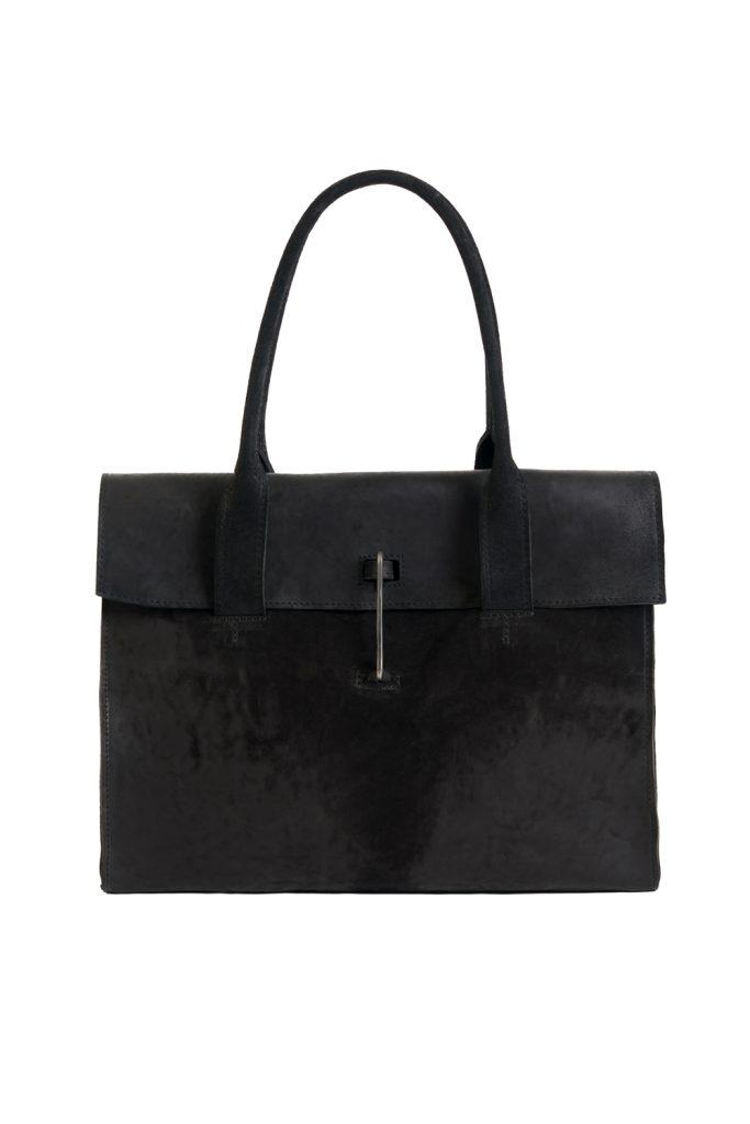バッグ Tagliovivo / Doctor bag Doctor Handbag Culatta Reverse Black - Tagliovivo | Artisanal