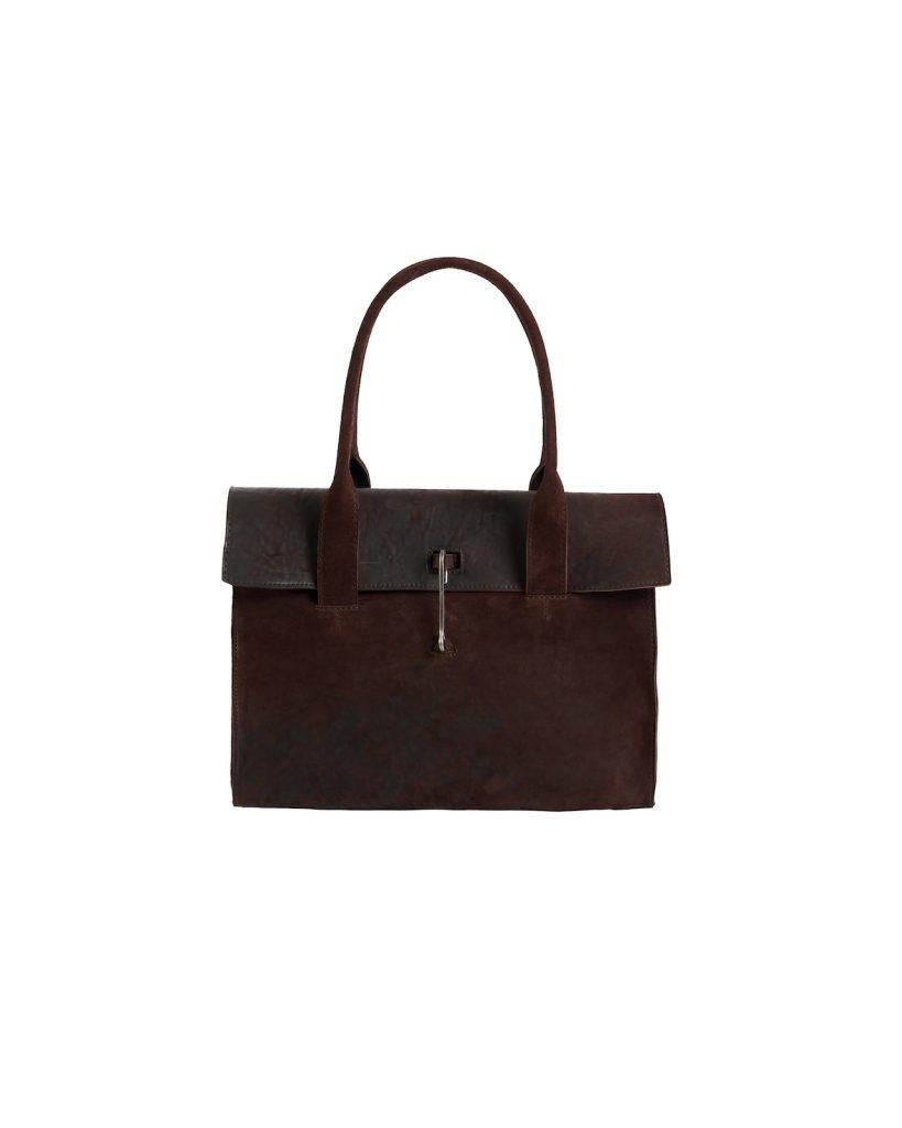 新品 tagliovivo Bauletto L guidi leather Bauletto L Brown - Tagliovivo | Artisanal Leather Bags