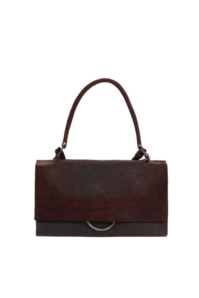Luna L Culatta Rev Onyx - Tagliovivo | Artisanal Leather Bags