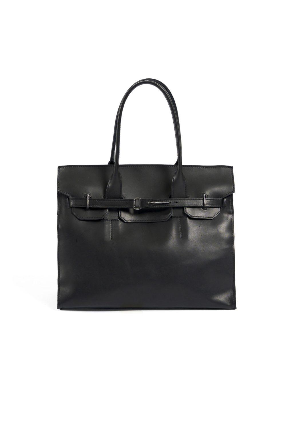 Hook Tote Horse Black